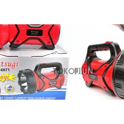 Senter LED MATSUGI MG 6671 MG6671 20 Watt LED Flashlight Terlaris