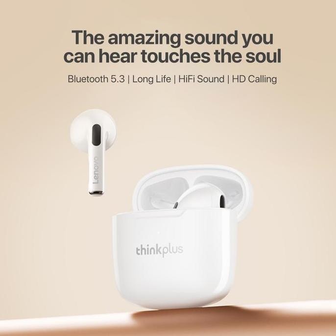 [+ POUCH] THINKPLUS LP1 HEADSET EARPHONE EARBUDS TWS BLUETOOTH WIRELESS SOUND HIFI STEREO COIL HEADP