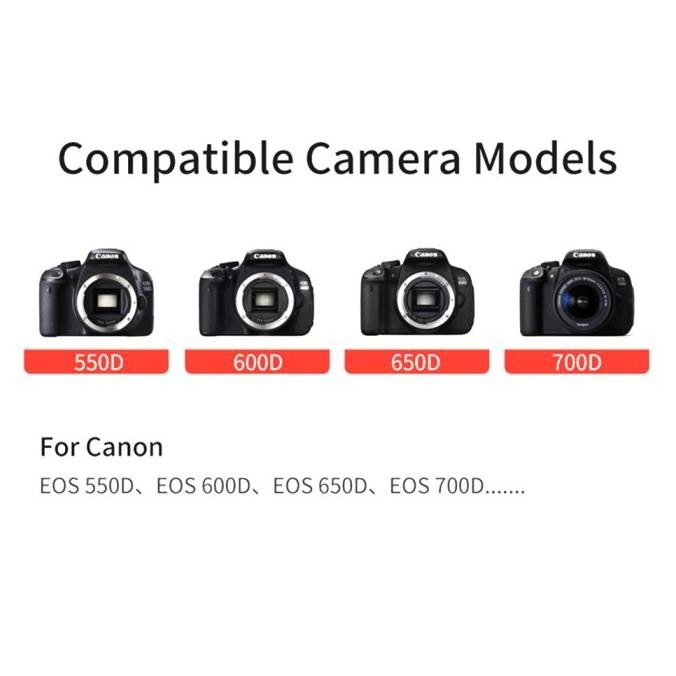 Kingma Usb Type C Dummy Battery Adapter Lp-E8 For Canon 650D 700D Etc