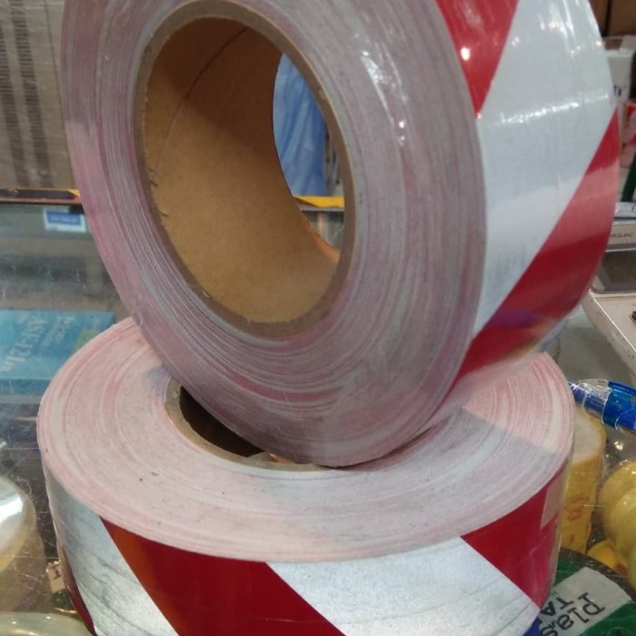 sticker-stiker-scothlite-scotlite reflective 3m merah putih