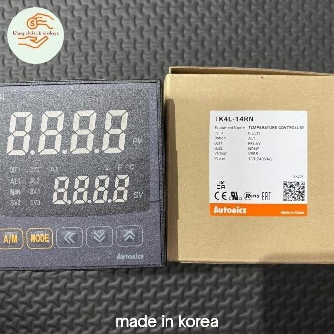 TERBARU - TK4L-14RN TEMPERATURE CONTROLLER AUTONICS TK4L-14RN AUTONICS TK4L 14RN
