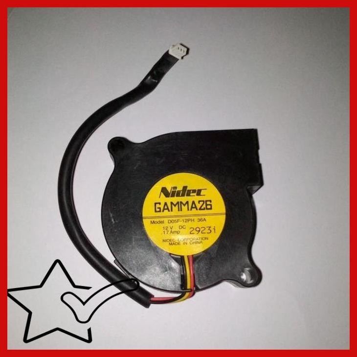[BJY] FAN KIPAS PROYEKTOR ORIGINAL NIDEC GAMMA26 D05F-12PH 36A 12V 0.17A