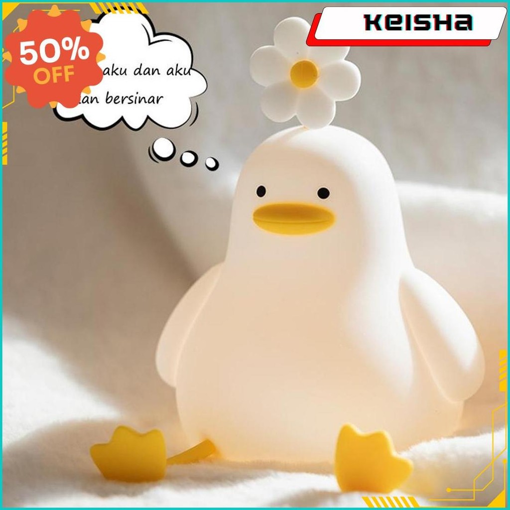 Warm Light Quby Lamp Tidur Quby Pentol Lampu Tidur Quby Star Moly Soft Head Touch Dimmer Lamp Siap K