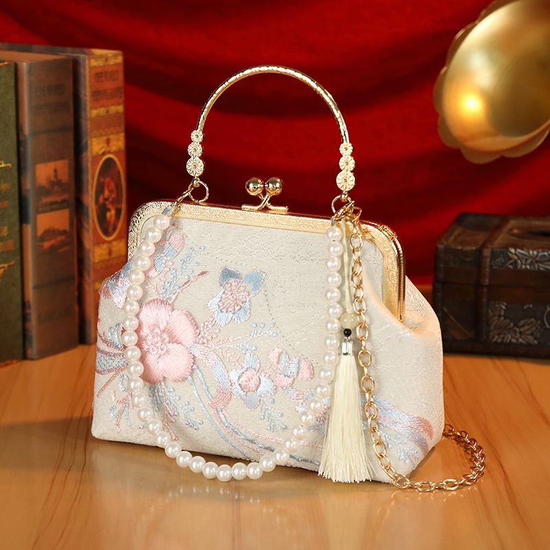 Gaya Vintage Cina#Tas Selempang Wanita Hanfu Satu Bahu