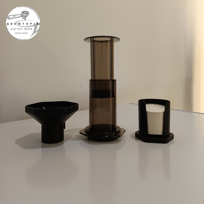 TERLENGKAP Aeropress alat seduh kopi manual brewer alat pembuat kopi portable.