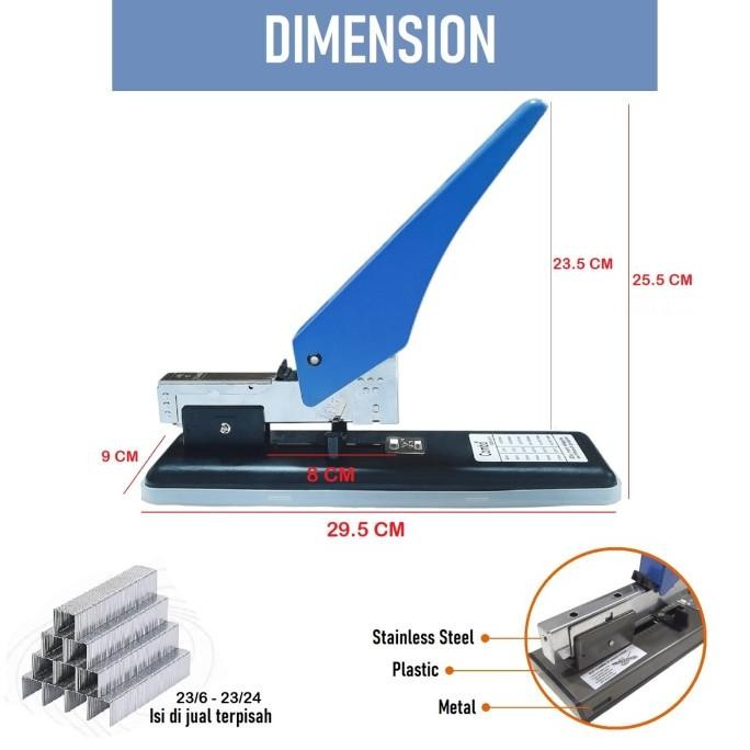 

Terlaris Stapler Jilid Heavy Duty / Staples Besar 23S24 Combo Ready Stok