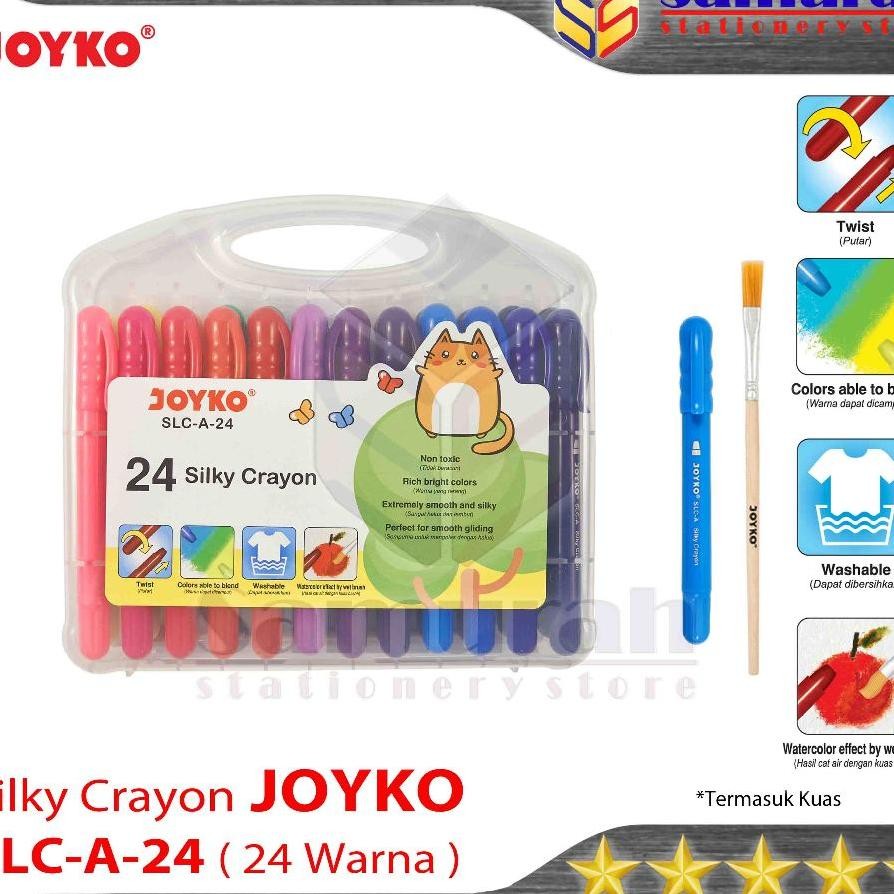 

Crayon Ily Lc A 24 Warna Ua Rayon Halu Lembut Lca24 Hard Cae Tida