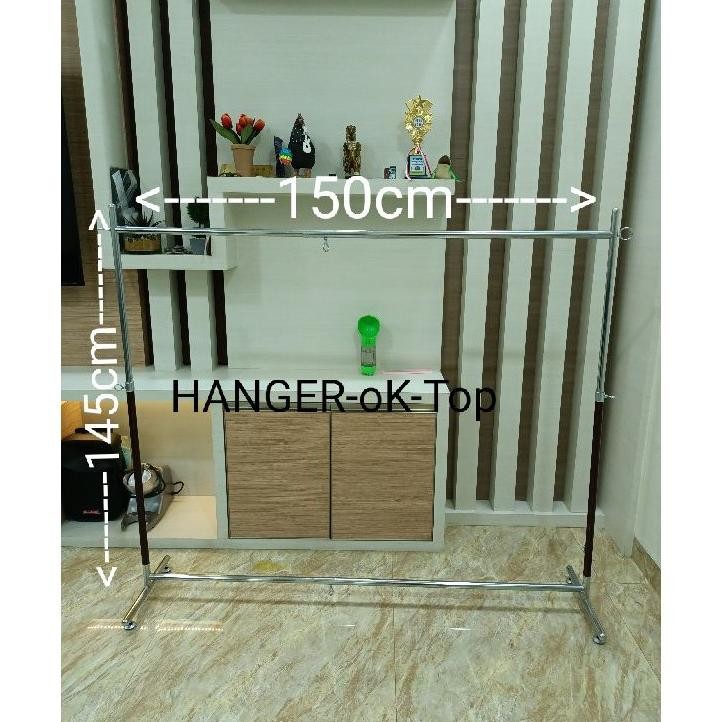Hanger Gantungan Baju El Gawang 150Cm Gawang Tari