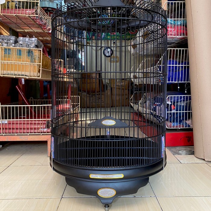 SANGKAR KANDANG MURAI BNR BLACK DOFF BARU NO 2 KODE 1286