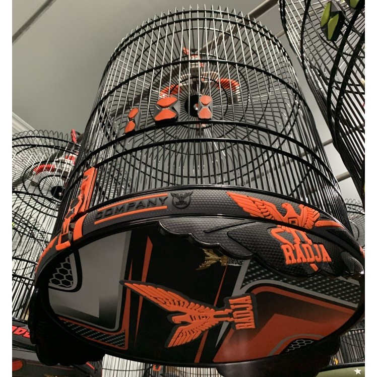 SANGKAR KANDANG MURAI BATU RADJA COMPANY 3D KARBON NO 2 (SERTIFIKAT) KODE 58