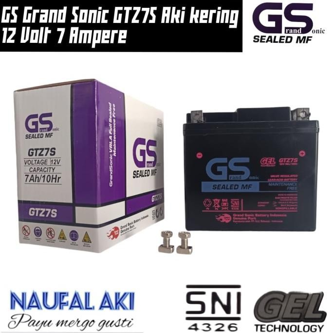 Ori - Aki Motor Honda Vario 125 150 GS GTZ6 Aki Kering Siap pakai