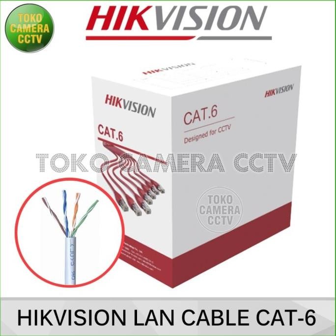 CO KABEL LAN HIKVISION CAT 6 / UTP HIKVISION CAT 6 1 ROLL