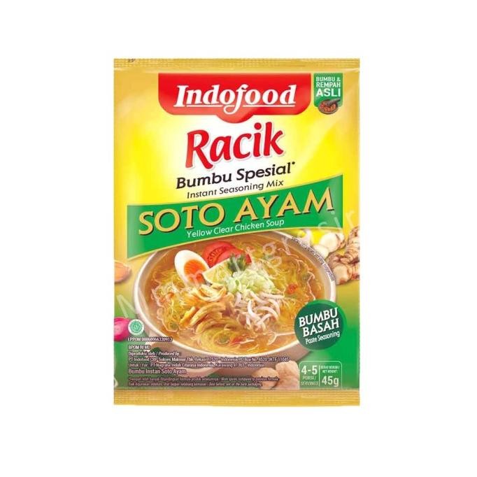 

READY INDOFOOD BUMBU SOTO AYAM [45GRAM /24 PCS /BOX ]