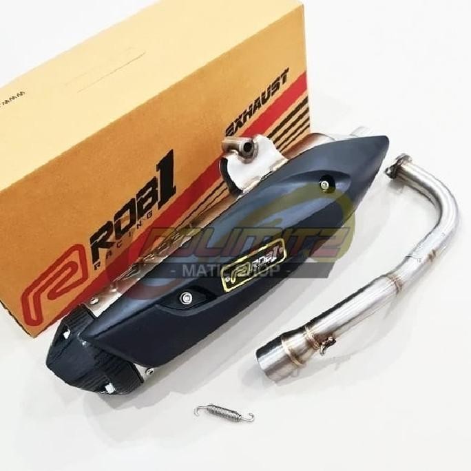 Ori - Knalpot Standar Racing Power Boom ROB1 RCB1 Honda Vario 125 / 150 ESP
