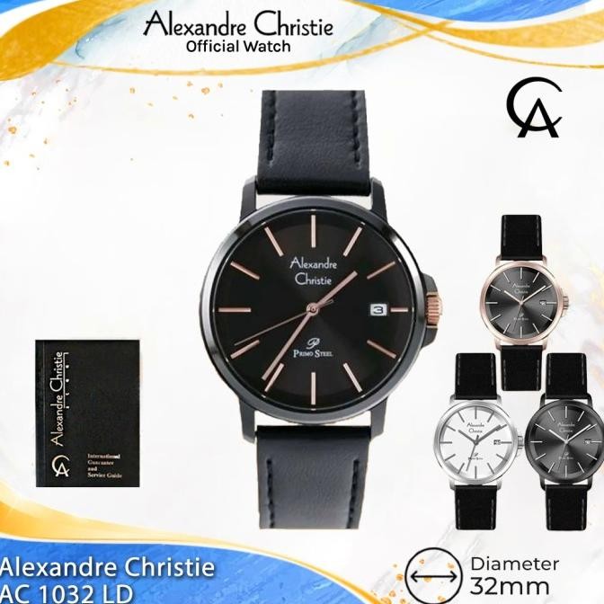 promo alexandre christie wanita ac 1032 ld ac 1032 ac1032ld leather strap