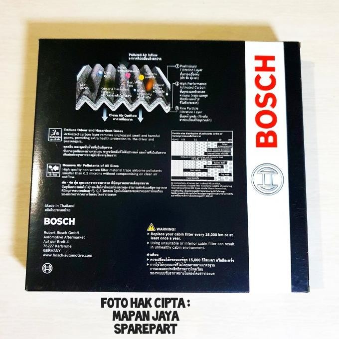 Filter Kabin Ac Karbon Avanza Xenia Rush Terios Jazz Ertiga Lama Bosch Berkualitas