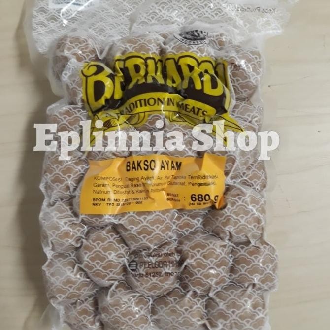 

READY BERNADI BAKSO AYAM 680 GR - 50 BIJI