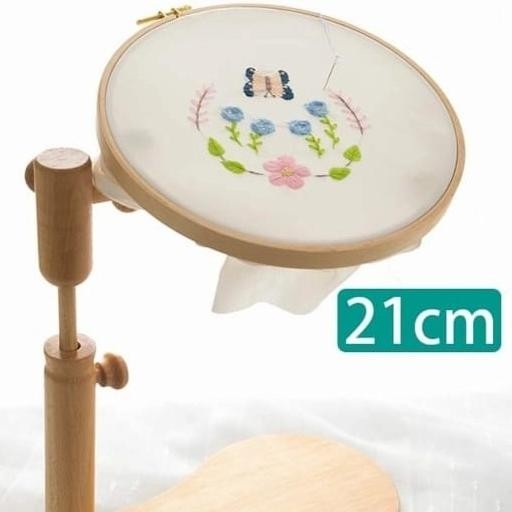 

TERBARU - Pemidangan Kayu Berdiri Embroidery Loop Ring with Stand