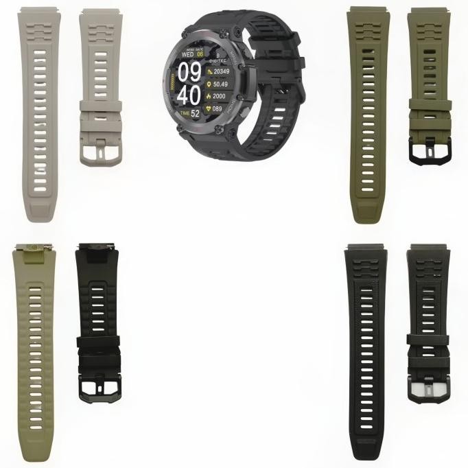 promo tali jam tangan digitec gama strap rubber digitec smartwatch