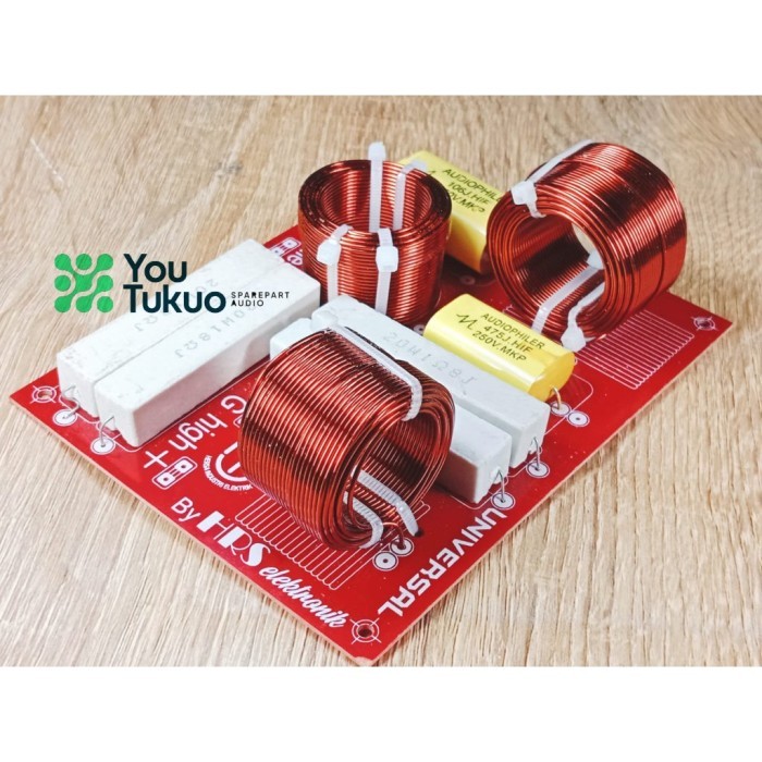 Kit Crossover Pasif 2 Way G Midle-High Balap (Double Speaker+Tweeter)