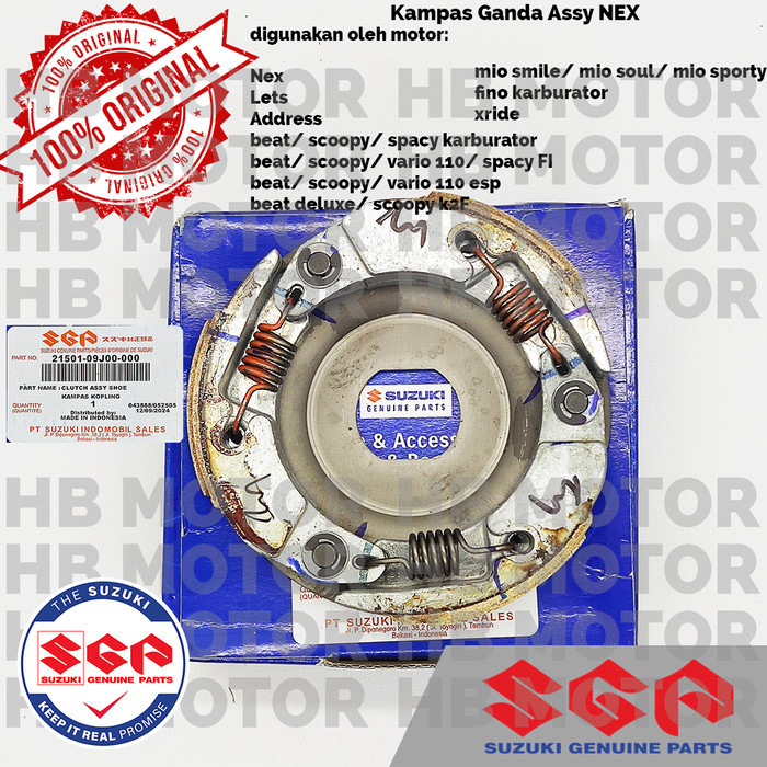 21501-09J00-000 KAMPAS GANDA NEX ORIGINAL SUZUKI