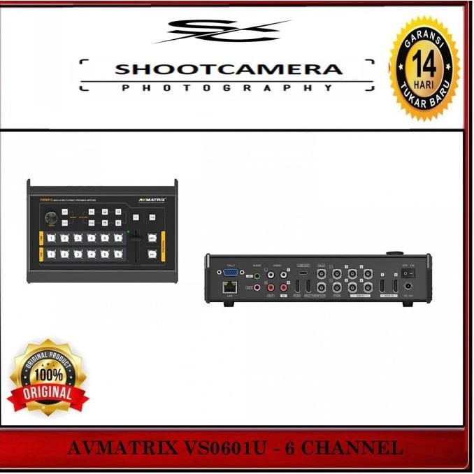 Avmatrix Vs0601U 6 Channel Video Switcher - Avmatrix Vs 0601U New Stok