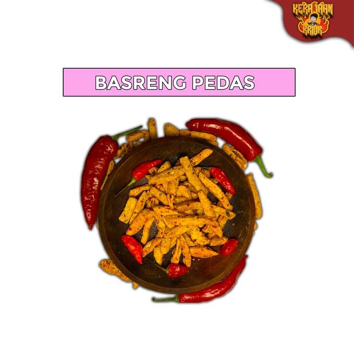 

TERUJI Beli 1 Gratis 1 Basreng Pedas Gurih Renyah 1 Kg Cemilan Enak Food Snack Makanan Goreng