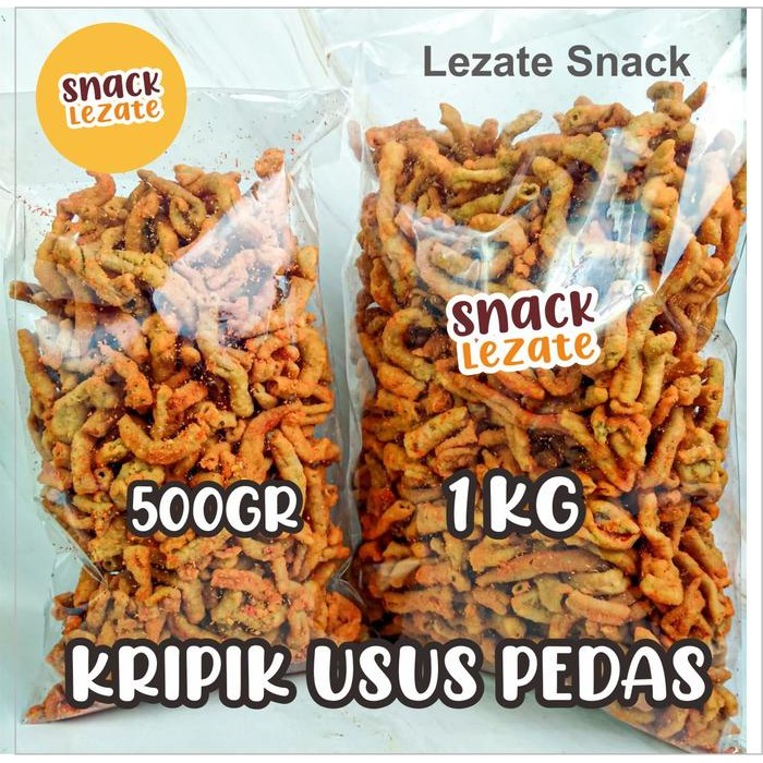 

LIMITED EDITION Kripik Usus Ayam 500GR Pedas Murah Enak Renyah / Keripik Usus Ayam Pedas Balado /