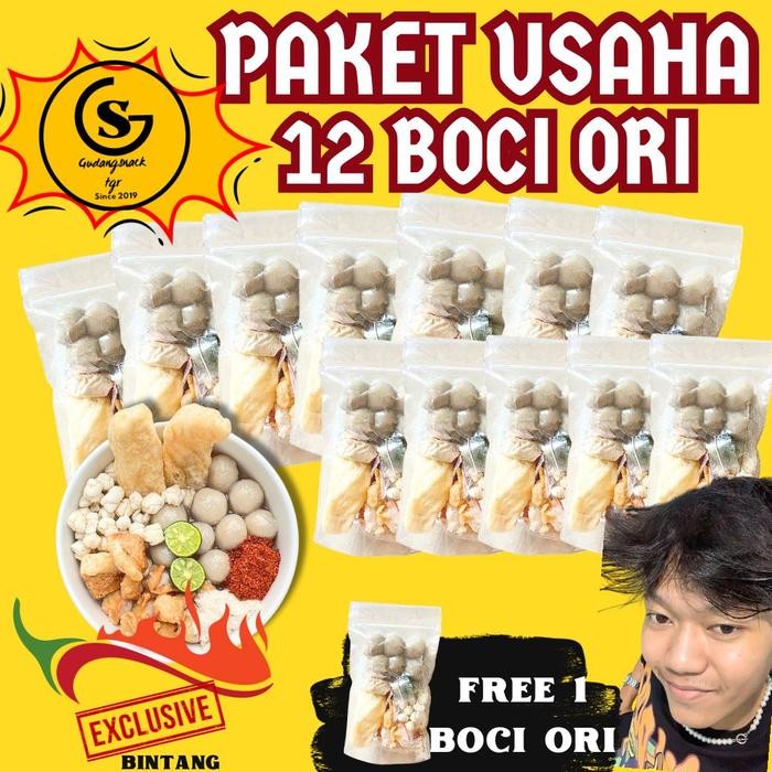 

DISKON [BINTANG EXCLUSIVE] PAKET BASO ACI 12 BUNGKUS EKONOMIS HOTPOT INSTAN Food Kaldu Pedas Kuah