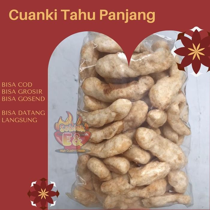 

PROMO SPECIAL Cuanki tahu panjang kering 25 pcs Makanan Goreng Kuah Mie Instan Dan Baso cuanki Pedas