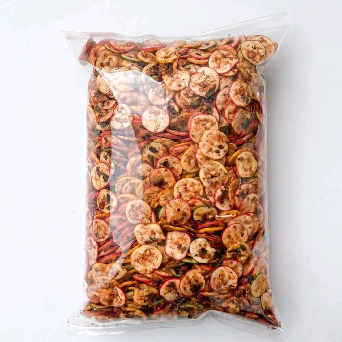 

PROMO 500gr - Sebring Bawang pedas daun jeruk Keripik Food Snacks