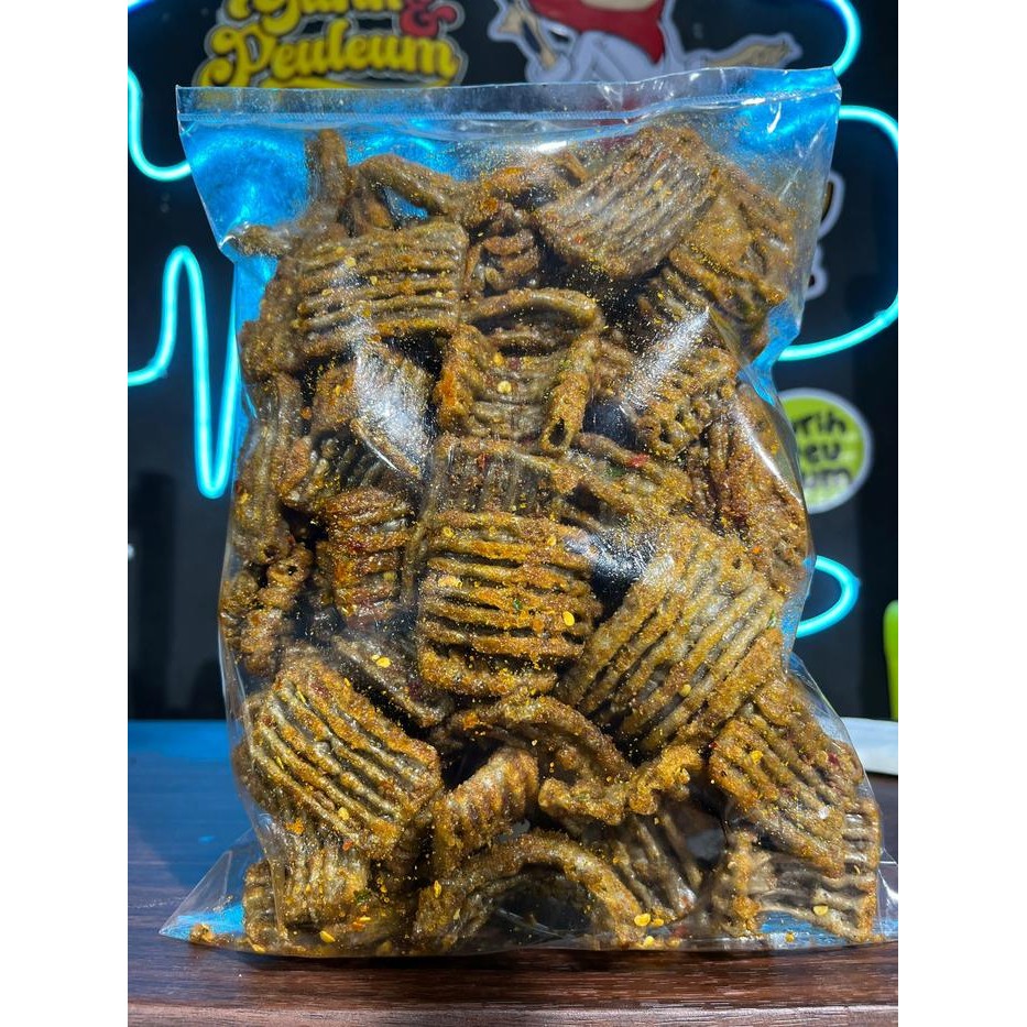 

BERMUTU Kerupuk Seblak Jengkol Asbes Pedas Daun Jeruk isi 500 GRAM - Snacks - Food