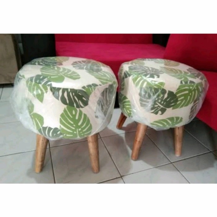 kursi stool puff bulat