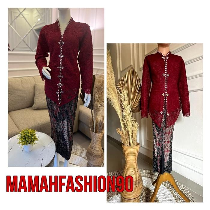 Kebaya Anak Dan Ibu Encim Couple / Kebaya Ibu Encim Brukat / Kebaya Anak Cantik / Kebaya Ibu Pesta /