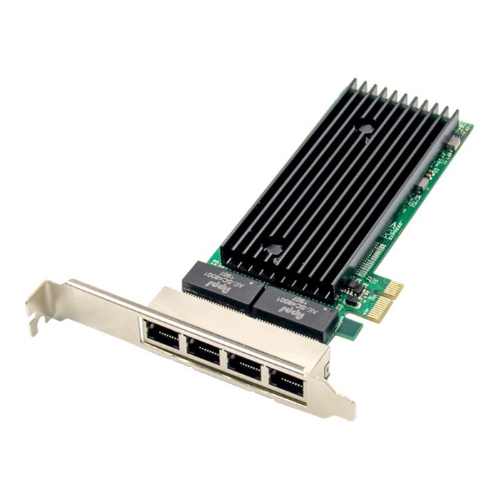 Lan Card Intel quad 4 port pci express x1 gigabit server adapter 82576