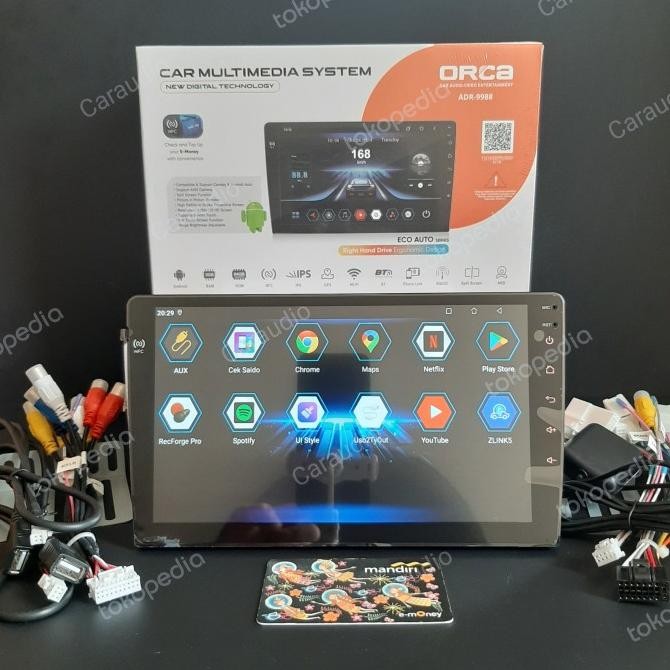 Diskon Head Unit Android 10 Inch Orca Adr 9988 Dsp Android 10" Orca Terbaru