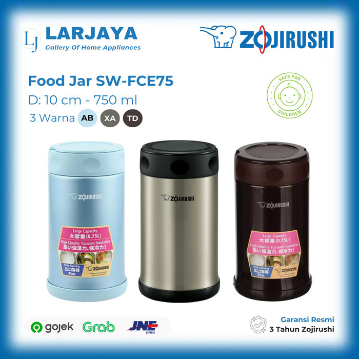 FOOD JAR 750 ml ZOJIRUSHI SW-FCE75 Termos Soup Bubur ZOJIRUSHI