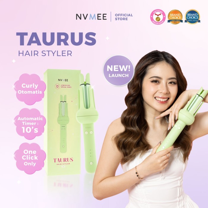 Nvmee - Catokan Keriting Otomatis Taurus Hair Styler
