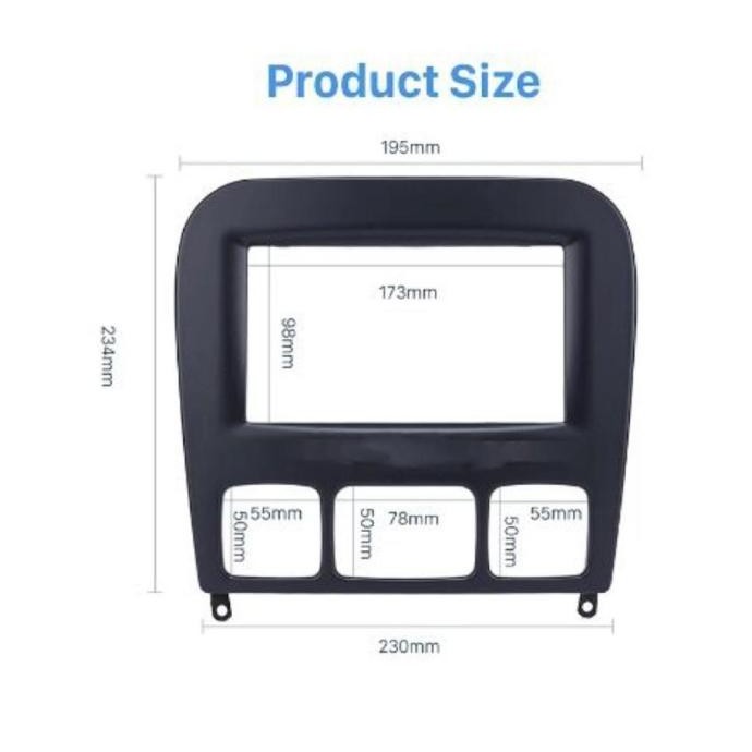 Spesial Frame Panel 2 Din Mercedes Benz S Class W220 2006