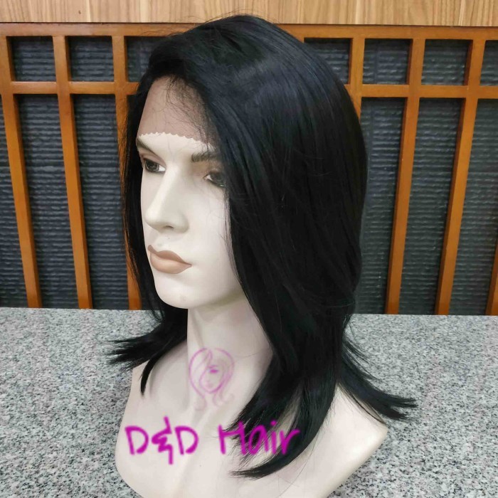 Wig Rambut - Wig Pria - Wig Gondrong - D&D300703 - Black