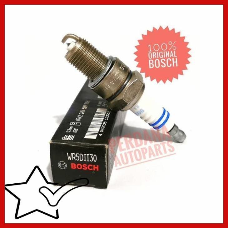 [PDA] BUSI KAWASAKI NINJA 150R 150RR ASLI ORIGINAL BOSCH DOUBLE IRIDIUM