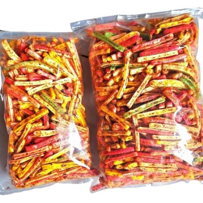 

TERBAIK Seblak Beton Cikruh Kurupuk Jaat Pedas Daun Jeruk 500gr - Snacks, Food Krupuk Merah snacks