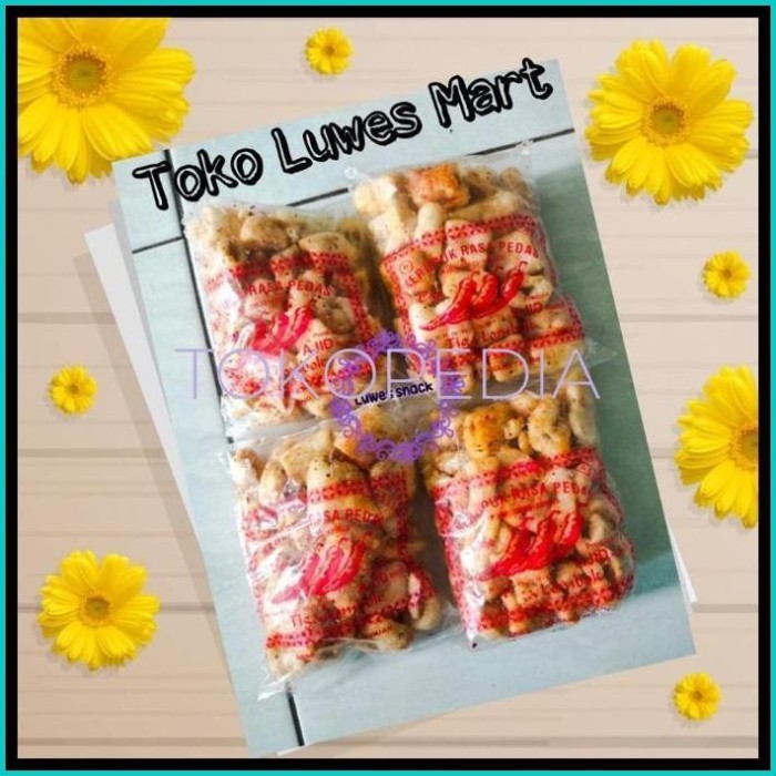 

TERBATAS READY GROSIR KRUPUK PEDAS TIGA LOMBOK ISI 20PCS-KRUPUK JADUL-JAJANAN JADUL-KRUPUK