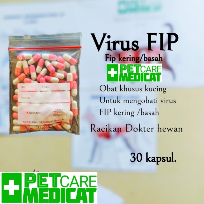 Sale Obat Virus Fip Obat Virus Fip Basah Fip Kering Obat Virus Fip Kucing