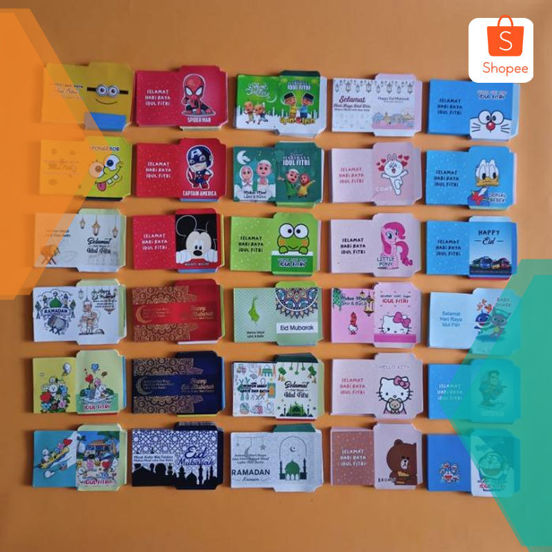 

Promo AMPLOP ANGPAU LEBARAN IDUL FITRI MOTIF KARAKTER UKURAN KECIL - ISI 20 PCS 6 X 7 CM ( LIPAT 3 ) Keren