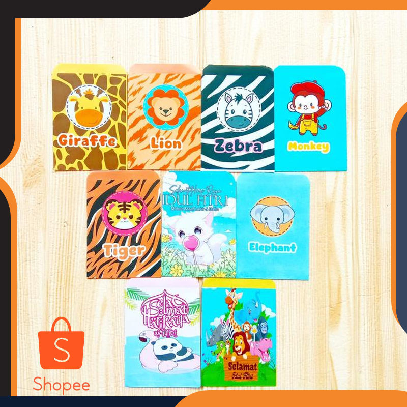 

Murah AsteroGrosir Amplop Angpau Uang Lebaran Kartun Animal Sanrio 1 Set Isi 10 pcs - Tiger Elegan