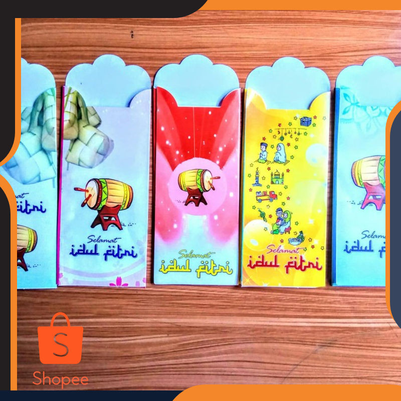

Promo Amplop lebaran / angpau idul Fitri karakter lucu isi 10 pcs Elegan