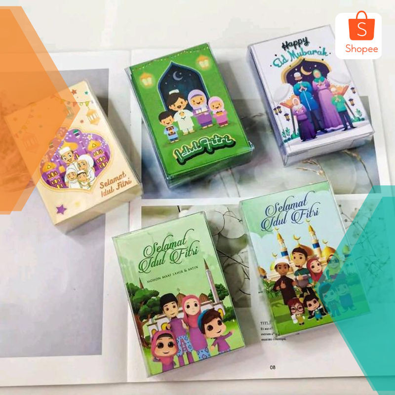 

Terlaris Amplop Lebaran terbaru 2025Idul Fitri [isi 100 pcs] 12x 7 cm Amplop motip random Angpau Lucu Kertas - random 10 motip Elegan