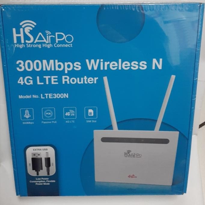HSAIRPO LTE300N 4G LTE AND WIRELESS 300MBPS SimCard