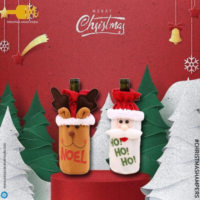 Hampers Natal / Gift Pouch ( Wine, Vodka, Whisky, Soju, Makgeolli ) Stok Terbatas
